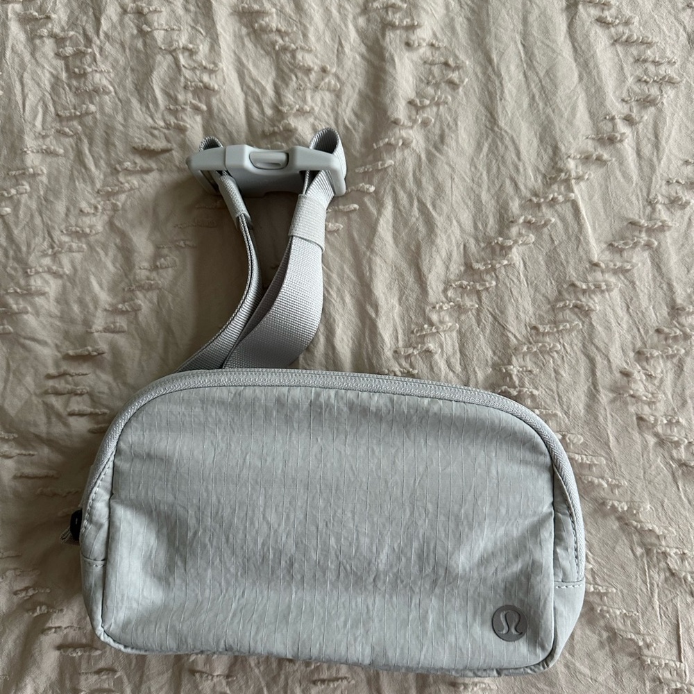 Lululemon Light Gray Belt Bag